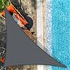 AXT SHADE Tenda a Vela Ombreggiante Impermeabile Triangolo Rettangolo 3x3x4,25m Tenda da Sole Parasole e Protezione Raggi UV per Esterno Terrazza Giardino-Antracite