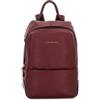 Scharlau Zaino KM4 in pelle, colore bordeaux, BA03-L02BU, bordeaux, 25 x 34 x 9 cm, Business