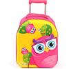 Bayer Chic 2000 Bouncie - Trolley per bambini, motivo: gufi 3D, colore: Rosa