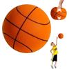 Amycute Palla Basket Silenziosa, Palla da Basket Silenziosa in Schiuma, Pallacanestro Silenziosa Silent Basketball Coperto per Varie Attività Coperto,Giochi al Coperto (18 cm, Arancione)