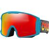 OAKLEY LINE MINER BLUE CRACKLE W PRIZM TORCH Maschera Sci/Snowboard