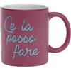 PIU' FORTY MUG FUXIA MAT CELAPOSSOFARE Tazza