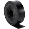 GORGECRAFT 2m*25mm*2mm Strisce di Pelle di Bufalo Pieno Fiore Cinturino In Pelle Nera Cavo di Vera Pelle Piatta Intrecciatura di Vacchetta Corda Braccialetti Creazione di Gioielli Maniglie Cinture