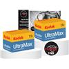 Clikoze La confezione include 2 pellicole Kodak Ultramax 400 35 mm 36 EXP e scheda di consigli per fotografia Clikoze