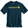 Carhartt Workwear - Maglietta da uomo Core Logo Arborvitae Heather, taglia: S