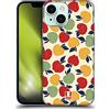 Head Case Designs Mela Stampe Frutta Custodia Cover in Morbido Gel Compatibile con Apple iPhone 13 Mini