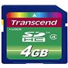 Transcend TS4GSDHC4 Scheda di Memoria SDHC da 4 GB, Classe 4