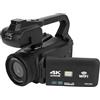 Goshyda Videocamera, Registratore per Fotocamera Digitale 4K 64MP Full HD con Display IPS da 4.0, Fotocamera per Vlogging con Zoom Digitale 18X con Telecomando 2.4G