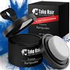 Take Hair ENDLICH WIEDER VOLLES HAAR Take Hair tintura per barba I 100% impermeabile I 4 g polvere per barba più piena, tintura per barba, copertura grigia, addensante per la barba (polvere da barba, marrone chiaro)