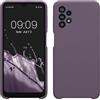 kwmobile Cover per Samsung Galaxy A32 5G Custodia - Back Case per Smartphone in Silicone TPU - Protezione Gommata - Iris pallido