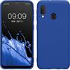 kwmobile Custodia Compatibile con Samsung Galaxy A20e Cover - Back Case per Smartphone in Silicone TPU - Protezione Gommata - blu baltico