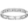 Fossil Bracciale a catena Heritage D-Link Chain da uomo in acciaio, JF04692040