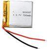 EsaSaM Batteria ricaricabile agli ioni di litio ai polimeri di litio da 3,7 V 700 mAh Li-po, per MP3 MP4 Orologio Auricolare Bluetooth Altoparlante Power Bank 1 pz
