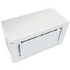 GURARI Cappa da soffitto GCH E 217 WH 70 Prime N + ricircolo, cappa aspirante 70 cm, vetro bianco, 1000m³/h