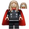 LEGO Marvel Super Heroes Thor - Minifigure di capelli lunghi marrone scuro da 76192 (confezionato)