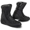 SHIMA TERRA MEN , Scarpe Moto Uomo | Rinforzate Stivali Moto Donna in Pelle, Supporto alla Caviglia, Suola Antiscivolo, Impugnatura del Cambio (Nero, 48)