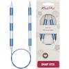 KnitPro Ferri da maglia: circolari, metallo, blu, 60 cm x 8 mm