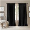 Elrene Home Fashions - Pannello oscurante per finestra a risparmio energetico, per tutte le stagioni, 132,1 x 274,3 cm, colore: nero