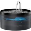 BEMOONY Fontanella per Gatti: 3.2L Fontana per Gatti automatico - Fontanella per Gattini silenziosa - Fontanelle Gatto con Luce LED - Filtrazione dell'acqua Fresca