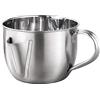 Newness 1000 ML Bricco per Latte in Acciaio Inox, Misurini Acciaio