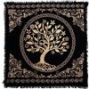 Indian Consigners Panno per altare celtico albero vita tentacolo triquetra pagano flanella stregoneria Alter Tarocchi diffusione Top Cloth Wiccan Square Spiritual 36 x 36 panno sacro (Albero della