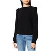 NA-KD Open Back Knitted Sweater Maglione, Viola, M Donna