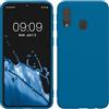 kwmobile Custodia Compatibile con Samsung Galaxy A40 Cover - Back Case per Smartphone in Silicone TPU - Protezione Gommata - blu indaco