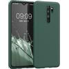 kwmobile Custodia Compatibile con Xiaomi Redmi Note 8 Pro Cover - Back Case per Smartphone in Silicone TPU - Protezione Gommata - verde militare