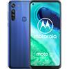 Motorola Moto G8, Tripla Fotocamera 16 MP, Processore Octa-Core Qualcomm Snapdragon 665, Batteria 4000 mAh, Display MaxVision HD+ 6,4, Dual SIM, 4/64GB Espandibile, Android 10, Blue