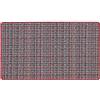 REDS Zerbinando - Tappeto Pixel 50 x 80 - Rosso - Tappeto Moderno Antiscivolo Lavabile Antimacchia