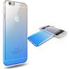 Shot Case Cover Silicone Degrade per iPhone 5/5S/SE Blu