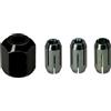 Bosch Accessories Bosch Professional - Set di 1 manicotti di serraggio (per GCU 18V-30, 1/8 (3,17 mm), 5/32 (3,96 mm), 1/4 (6,35 mm) e 1 bussola M10, accessori fresatrice per bordi)