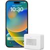 Onvis Sensore di Movimento Thread, PIR Rilevatore di Movimento con Sensore di Luce e Monitor di Umidità della Temperatura, Reattività rapida, compatibile con Apple HomeKit