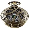 Tiong Antico Steampunk Quarzo Orologio Da Tasca Della Collana Del Pendente Della Catena Degli Uomini, Orologio Da Tasca Al Quarzo, Cf1003-uk