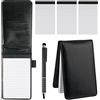 Rairsky Mini Blocco Note A7 Nero con Mini Penna e 3 Ricambi