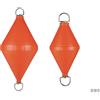 Gavitello con asta can 1300mm arancio