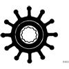 Girante npr d95 di25 h63.5 bb-12p