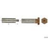 Anodo barrotto+tappo vm 14x40mm zn