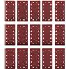 Einhell - Set di 15 fogli di carta vetrata (accessori per levigatrice orbitale, 15 x 230 mm, grana 5 x 40, 80, 120, velcro)