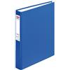 Herlitz Raccoglitore ad anelli formato A5, 1 meccanismo a 2 anelli, altezza di riempimento 25 mm, colore: blu