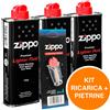 Ricarica Zippo 125 ml lattina liquido accendino benzina ricambi, petrol  recharge