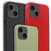 Phonix Cover per Iphone 13 MINI 5.4 Pollici GARANZIA ITALIANA | Protezione Totale grazie alla Custodia Morbida Colorata in Silicone PREMIUM (3 Cover: Nera-Verde-Rossa)
