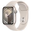 Apple Smartwatch Apple Watch Series 9 GPS 41mm Cassa in alluminio con cinturino sportivo M/L Galassia [MR8U3]