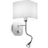 Ideal Lux HOLIDAY Applique due luci BIANCO- Ideal Lux 124162