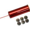 MAYMOC 12GA Bore Sight Red Dot Cartuccia con 2 set di batterie