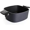 Woll Diamond Lite Casseruola quadrata - induttiva, 24 x 24 cm, altezza 10,5 cm, 4,5 litri, con 2 manici laterali, adatta per tutti i piani cottura, alluminio pressofuso, rivestimento antiaderente,