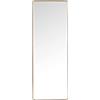 Kare Design specchio Curve, oro, rettangolare, fatto a mano, grande dimensioni, corridoio, bagno, guardaroba, eleganza minimalista, 70x200cm (A/L/P)
