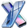 iVoler Cover per Samsung Galaxy A6 2018, Antiurto Custodia con Paraurti in TPU Morbido e 3 Pezzi Pellicola Vetro Temperato, Ultra Sottile Trasparente Silicone Protettiva Case