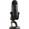 Logitech for Creators Blue Yeti Microfono USB per Registrazione, Streaming, Gaming, Podcasting su PC e Mac, Mic a Condensatore, Laptop, Computer, Effetti Blue VOICE, Stand Regolabile, Plug, Play, Nero