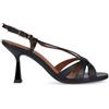 Geox D Eraklia R 80 C, Sandali con Tacco, Nero, 39.5 EU